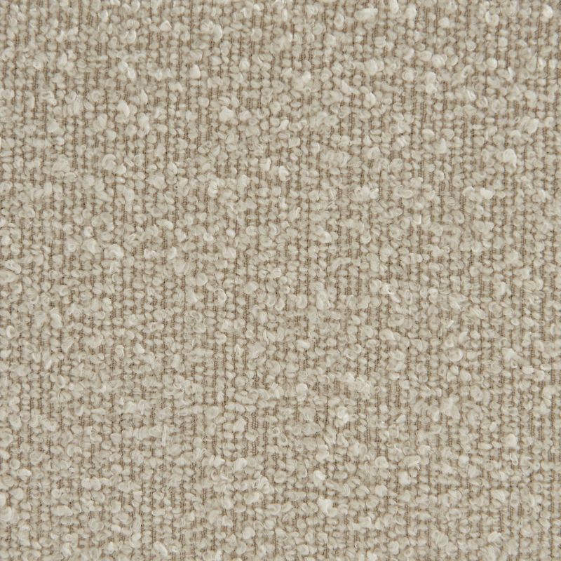 Bettkasten YUME aus beigem Chenille-Stoff 140 x 190 cm, inklusive Lattenrost