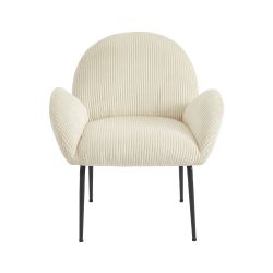 Sessel GINA aus beigem Cord
