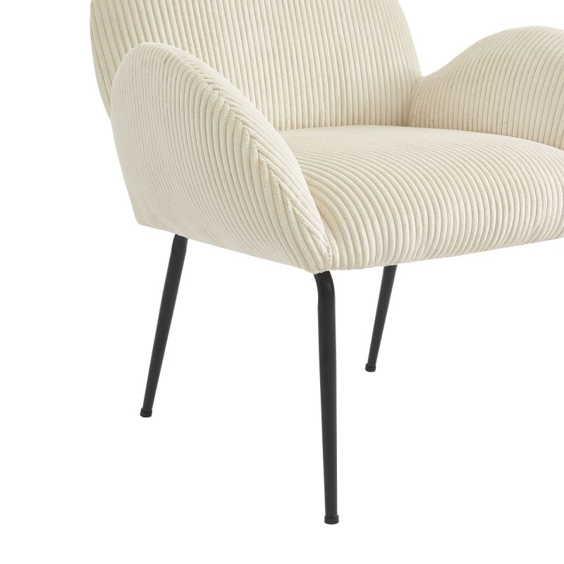 Sessel GINA aus beigem Cord