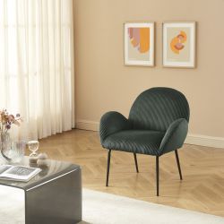 Sessel GINA aus grünem Cord