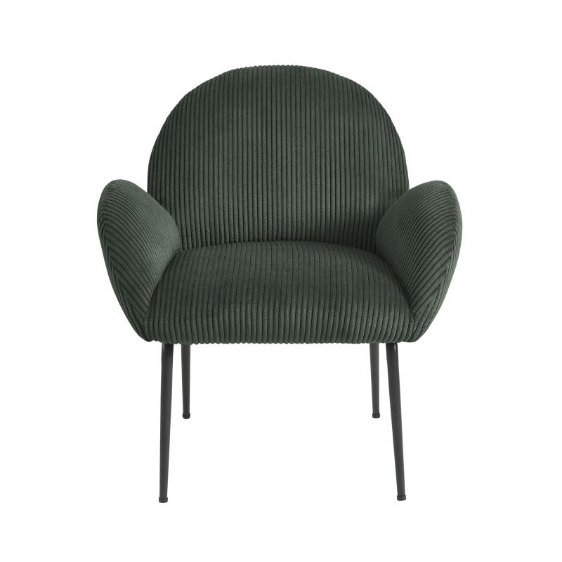 Sessel GINA aus grünem Cord