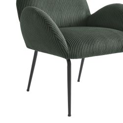 Sessel GINA aus grünem Cord
