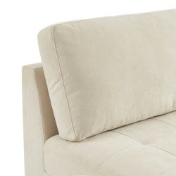 Sessel BILLIE 1-Sitzer, Stoff Chenille beige