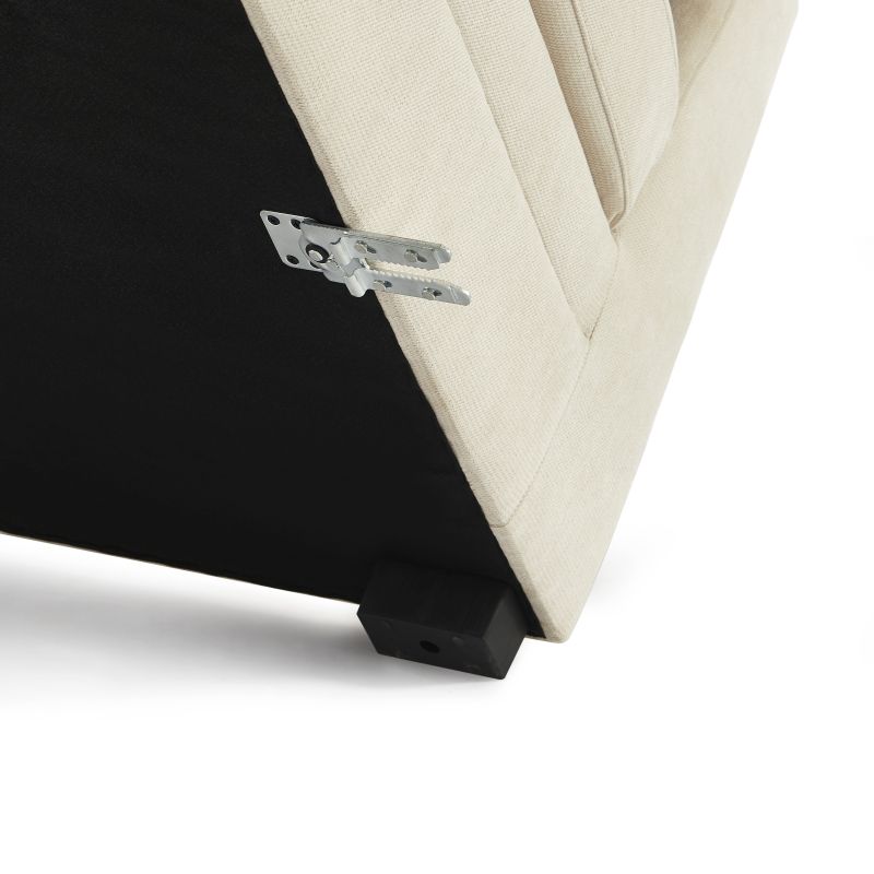 Sessel BILLIE 1-Sitzer, Stoff Chenille beige