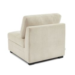 Sessel BILLIE 1-Sitzer, Stoff Chenille beige