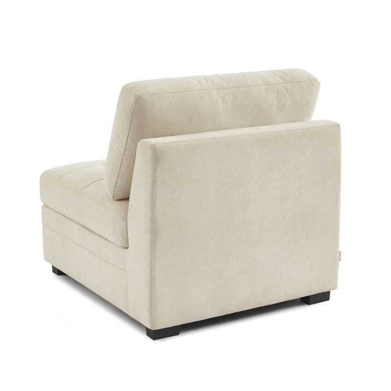Sessel BILLIE 1-Sitzer, Stoff Chenille beige