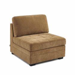 Sessel BILLIE 1-Sitzer, Stoff Chenille Eichhörnchen