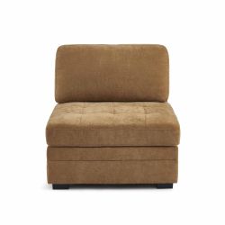 Sessel BILLIE 1-Sitzer, Stoff Chenille Eichhörnchen