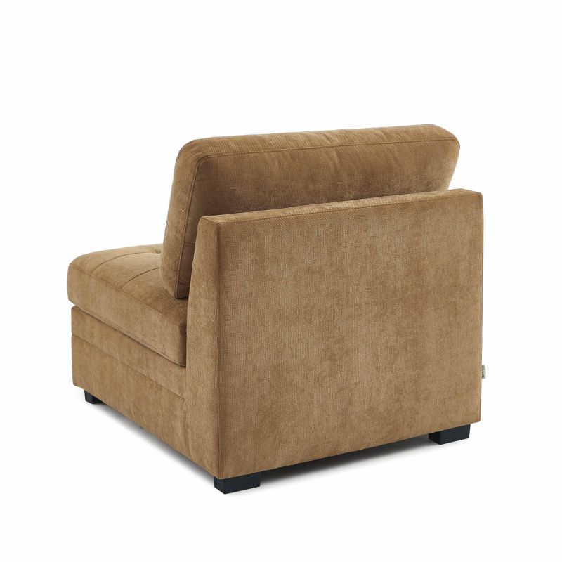 Sessel BILLIE 1-Sitzer, Stoff Chenille Eichhörnchen