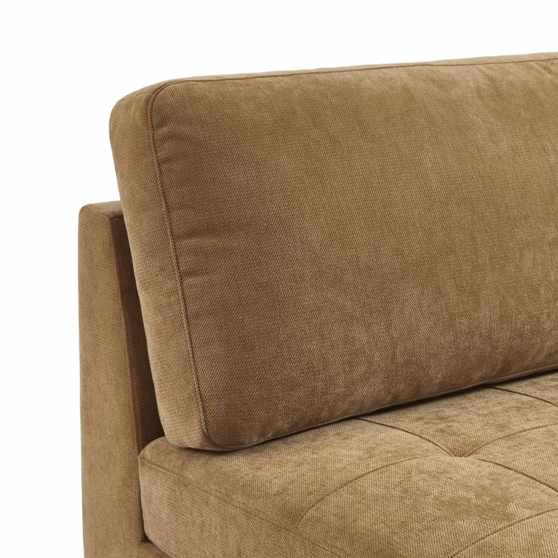 Sessel BILLIE 1-Sitzer, Stoff Chenille Eichhörnchen
