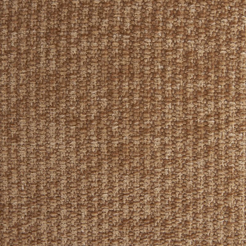 Divano lineare MATILDA 2 posti in tessuto ciniglia terracotta