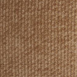Divano lineare MATILDA 3 posti in tessuto ciniglia terracotta