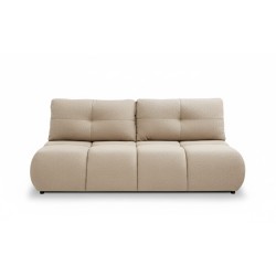 Divano letto TASCA 3 posti in tessuto bouclé color tortora