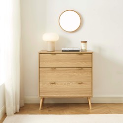 Commode JEANNE effet chêne