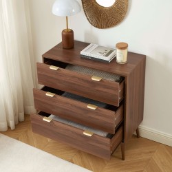 Commode JEANNE effet noyer