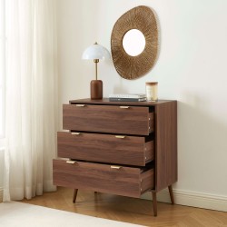 Commode JEANNE effet noyer