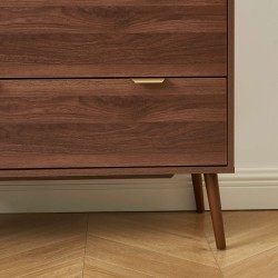 Commode JEANNE effet noyer