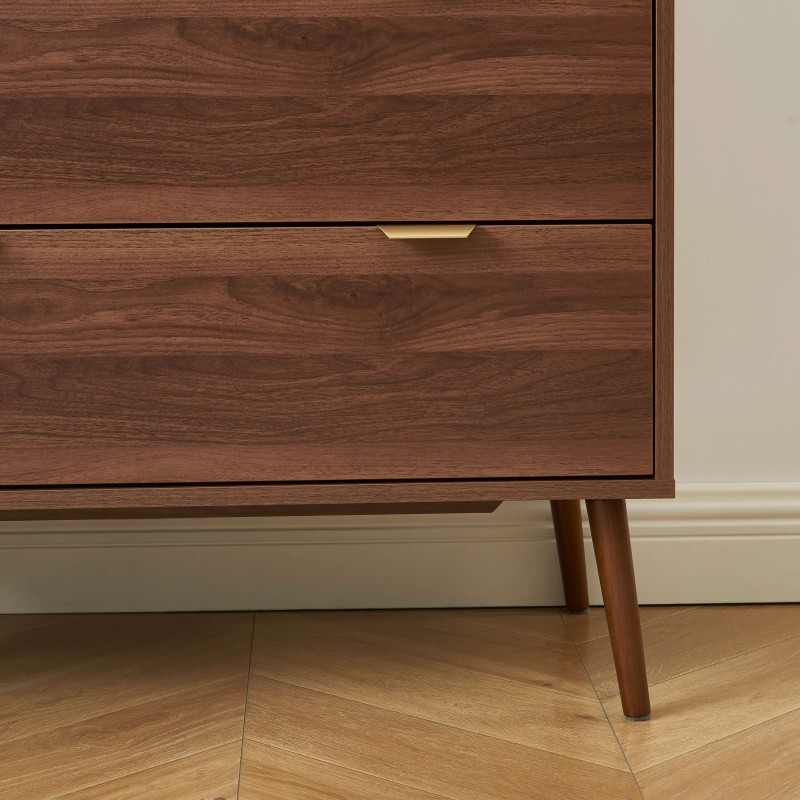 Commode JEANNE effet noyer