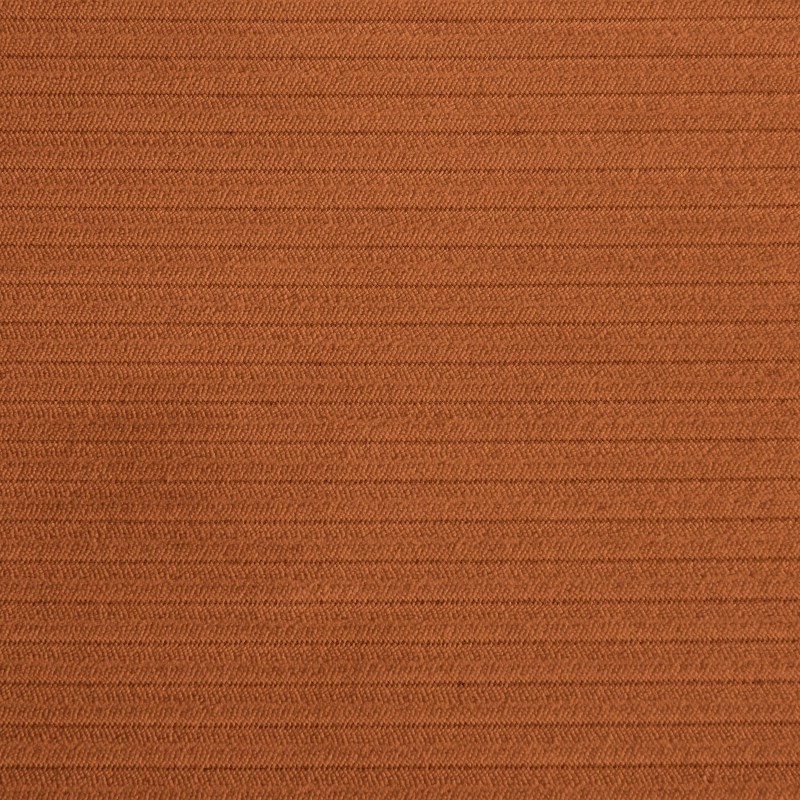 Canapé angle SOLINE convertible velours côtelé terracotta 4 places