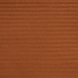 Canapé droit SOLINE convertiblevelours cotêlé terracotta 3 places