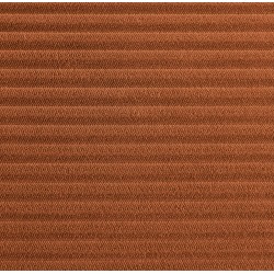 Canapé d'angle ZOLA convertible et réversible velours côtelé terracotta 4 places