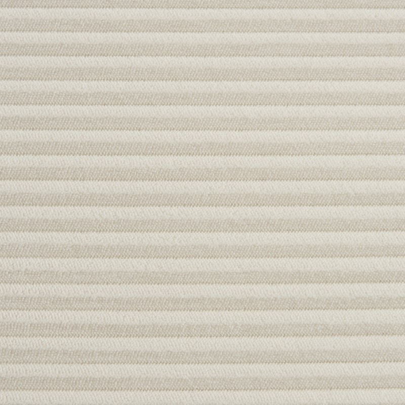 Canapé d'angle DANILO convertible velours côtelé beige 4 places