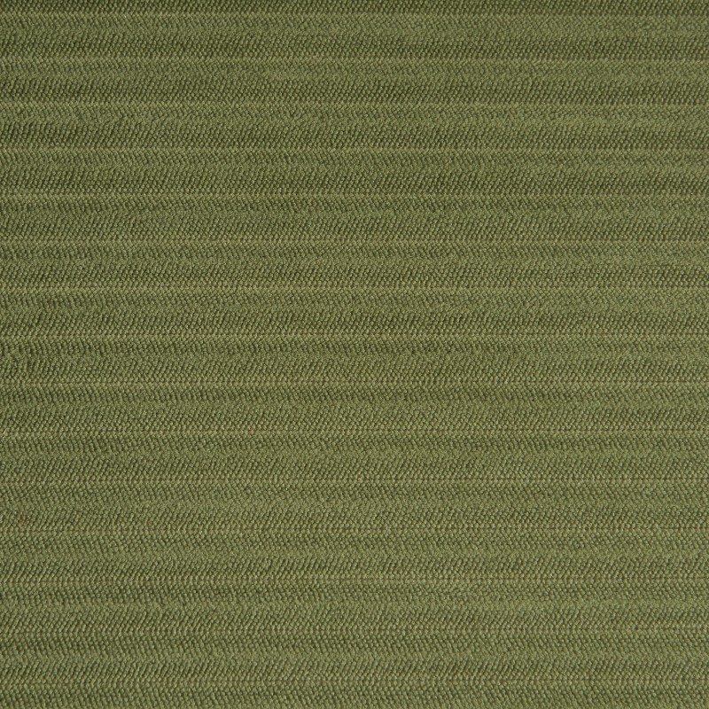 Canapé droit ZOLA convertible velours côtelé vert 3 places