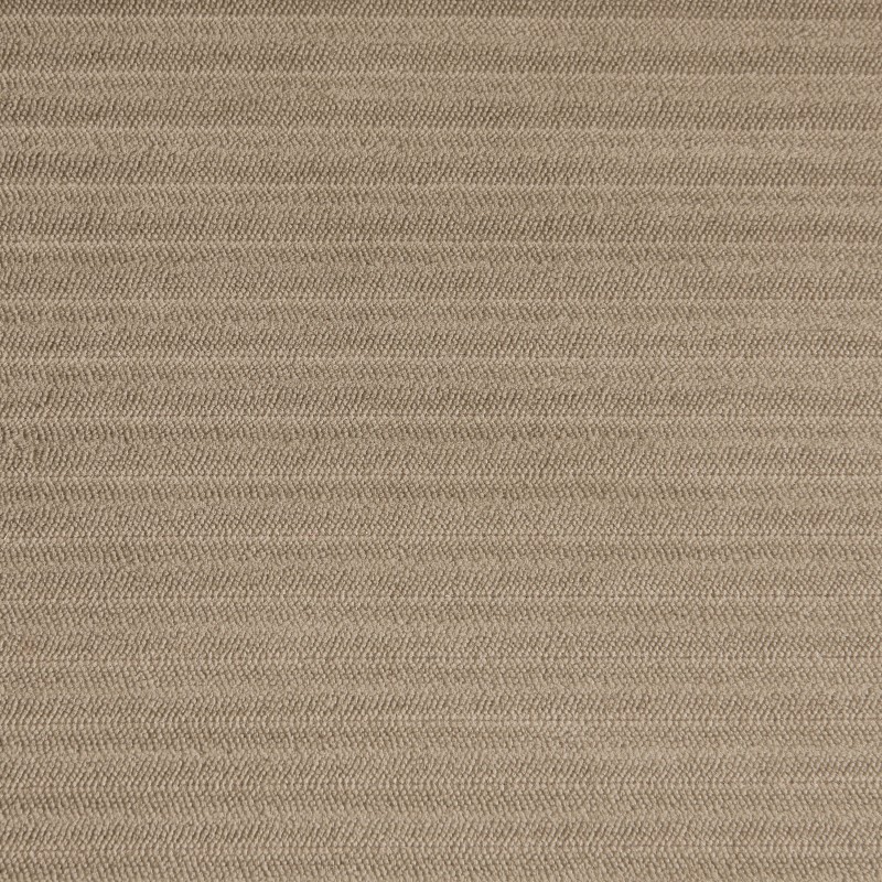 Canapé droit ZOLA convertible velours côtelé taupe 3 places