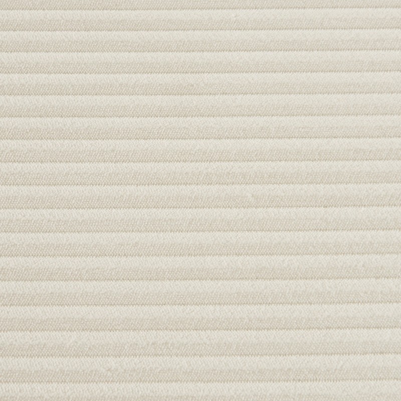 Canapé d'angle ZOLA convertible et réversible velours côtelé beige