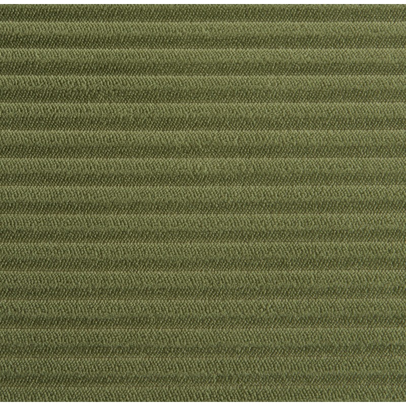 Canapé d'angle ZOLA convertible et réversible velours côtelé vert