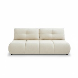 Verwandelbares 3-Sitzer-Sofa TASCA aus Bouclé-Stoff in Greige