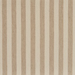 Lit coffre PILKA 140x190 tissu rayé beige et écru sommier inclus
