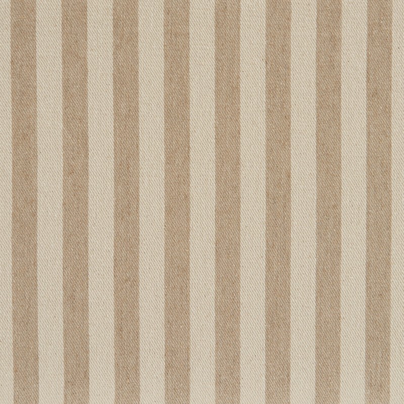 Lit coffre PILKA 180x200 tissu rayé beige et écru sommier inclus Lit coffre PILKA 180x200 tissu rayé beige et écru sommier inclus