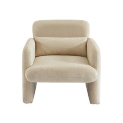 Fauteuil OMA tissu beige