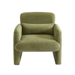 Fauteuil OMA tissu vert