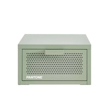 Wand-Nachttisch PANTONE aus mandelgrünem Metall, 40 cm