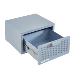 Wand-Nachttisch PANTONE Metall blaugrau 40 cm