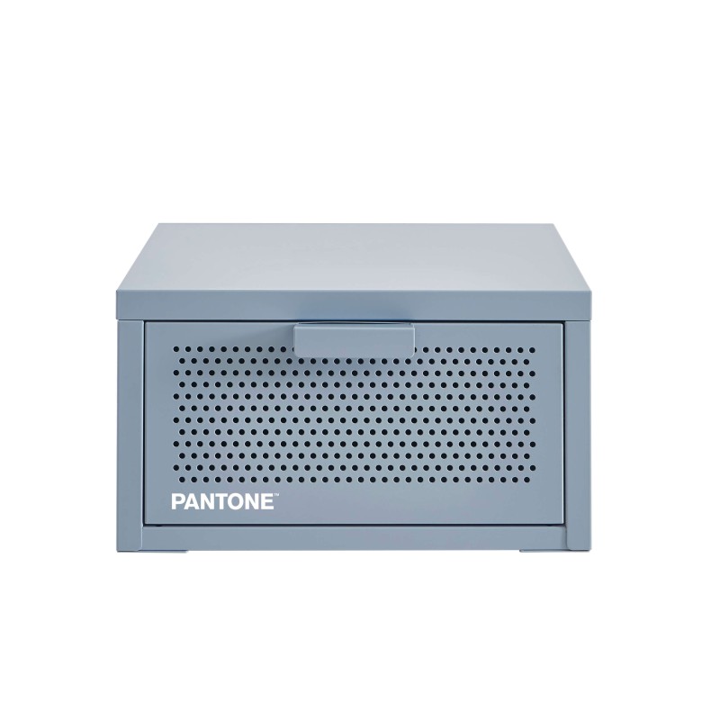 Wand-Nachttisch PANTONE Metall blaugrau 40 cm