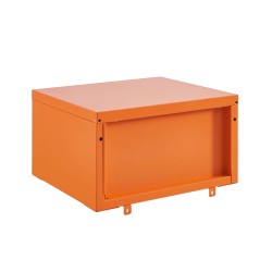 Wand-Nachttisch PANTONE aus orangefarbenem Metall, 40 cm
