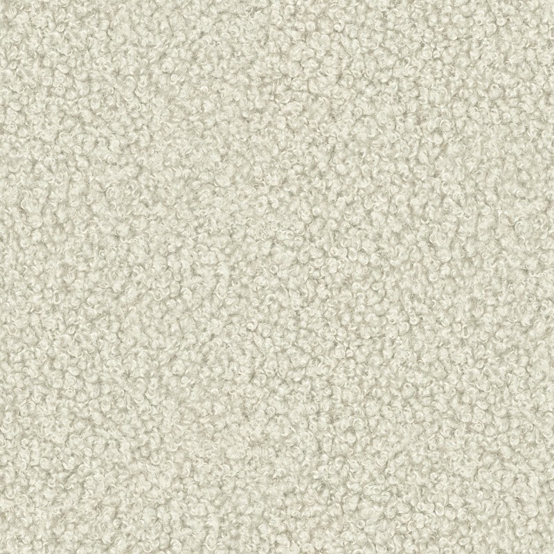 Divano letto GIORGIO 3 posti in tessuto bouclé grezzo