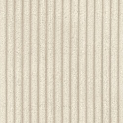 Canapé d'angle gauche NUNA fixe velours côtelé beige 5/6 places