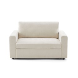 Fauteuil SOCCA express tissu beige 1 place
