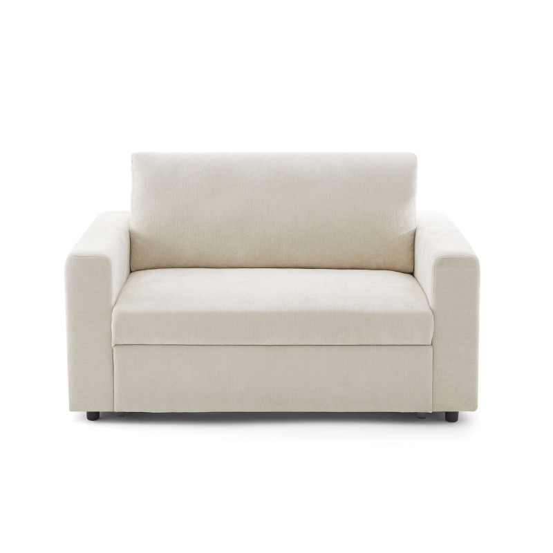 Fauteuil SOCCA express tissu beige 1 place