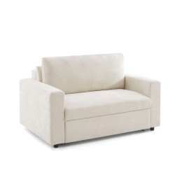 Fauteuil SOCCA express tissu beige 1 place