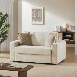 Fauteuil SOCCA express tissu beige 1 place