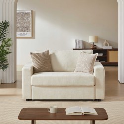 Fauteuil SOCCA express tissu beige 1 place