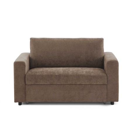 Fauteuil SOCCA express tissu marron 1 place