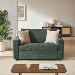 Fauteuil SOCCA express tissu vert 1 place