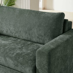 Fauteuil SOCCA express tissu vert 1 place