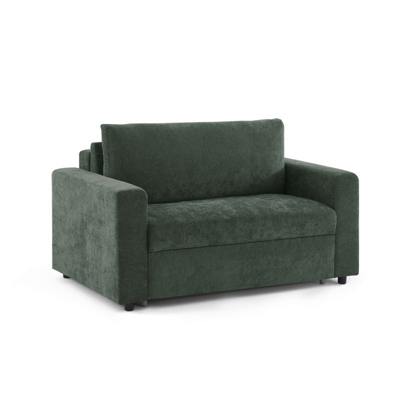 Fauteuil SOCCA express tissu vert 1 place